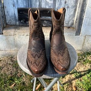 Ariat Santos Bootie  NWOT or Box  Professionally Hand Crystaled    Never Worn